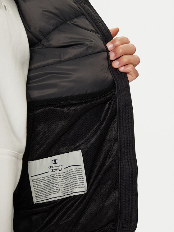 Champion Champion Αμάνικο Μπουφάν 220343 Μαύρο Regular Fit