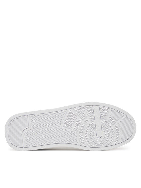 Tommy Hilfiger Tommy Hilfiger Laisvalaikio batai Th Court Lth Detail Ess FM0FM05367 Balta