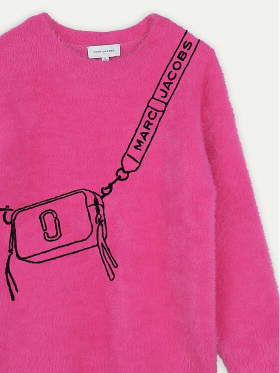 Marc Jacobs Marc Jacobs Džemper haljina W60386 M Ružičasta Regular Fit