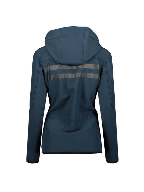 Geographical Norway Geographical Norway Kurtka softshell WW4714F/GN-NAVY / FLASHY PINK Granatowy Regular Fit