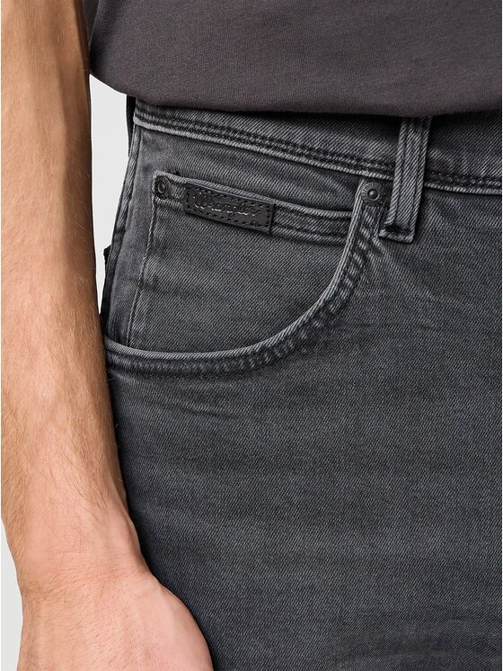Wrangler Wrangler Jeansy TEXAS SLIM Czarny Regular Fit