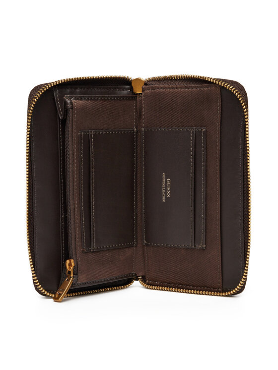 Guess Guess Portafoglio grande da uomo SMLYLL LEA28 Marrone