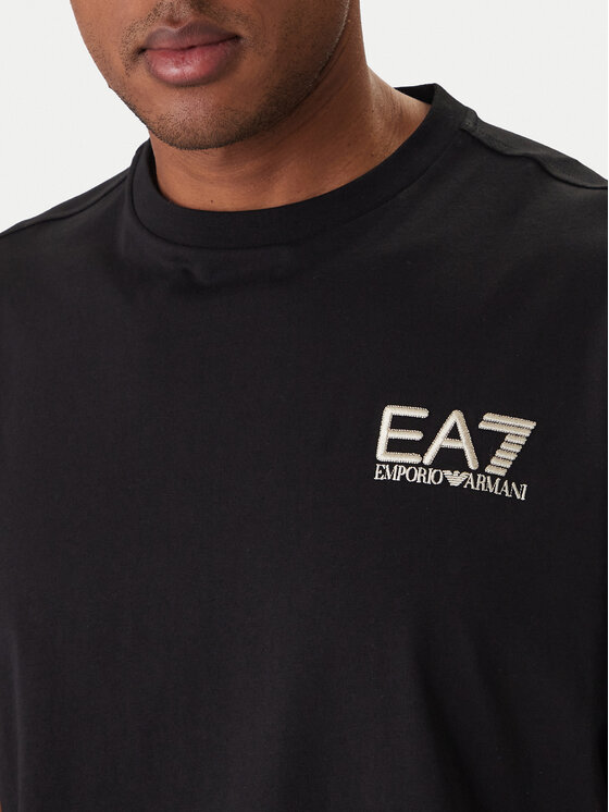 EA7 Emporio Armani EA7 Emporio Armani T-Shirt 7M001402 AF22264 UC001 Černá Regular Fit
