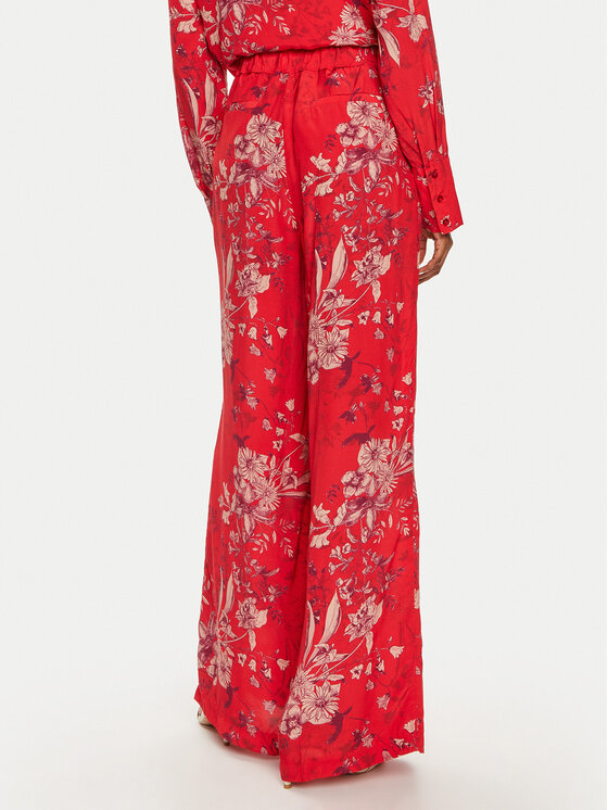ViCOLO ViCOLO Hlače TB1274 Crvena Relaxed Fit