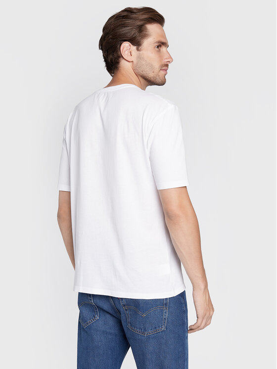 Sisley Sisley T-shirt 3I1XS101J Bijela Regular Fit