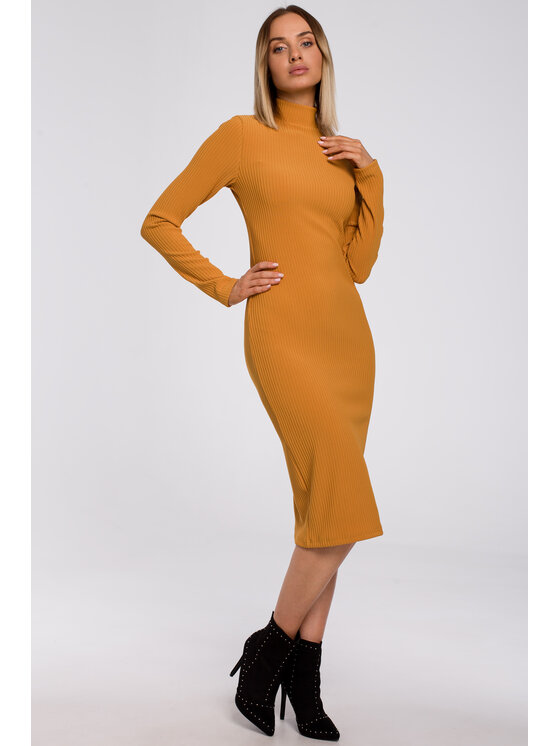 Made of Emotion Made of Emotion Vestito di maglia M542 Giallo