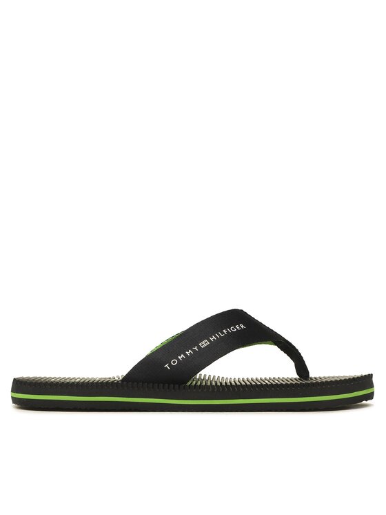 Tommy Hilfiger Tommy Hilfiger Джапанки Massage Footbed Beach Sandal FM0FM04474 Тъмносин