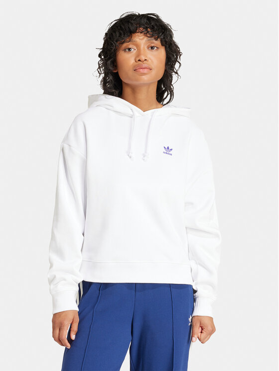 adidas adidas Majica dugih rukava Adibreak IS2435 Bijela Loose Fit