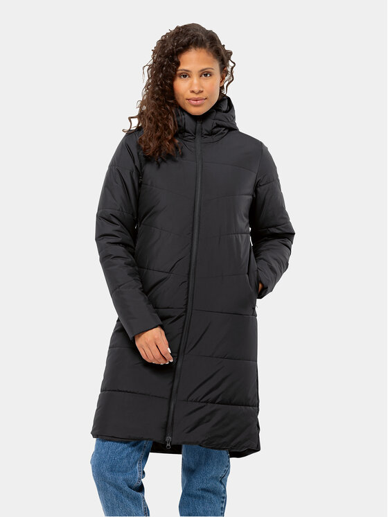 Jack Wolfskin Zimska jakna Deutzer Coat 1207501 Črna Regular Fit