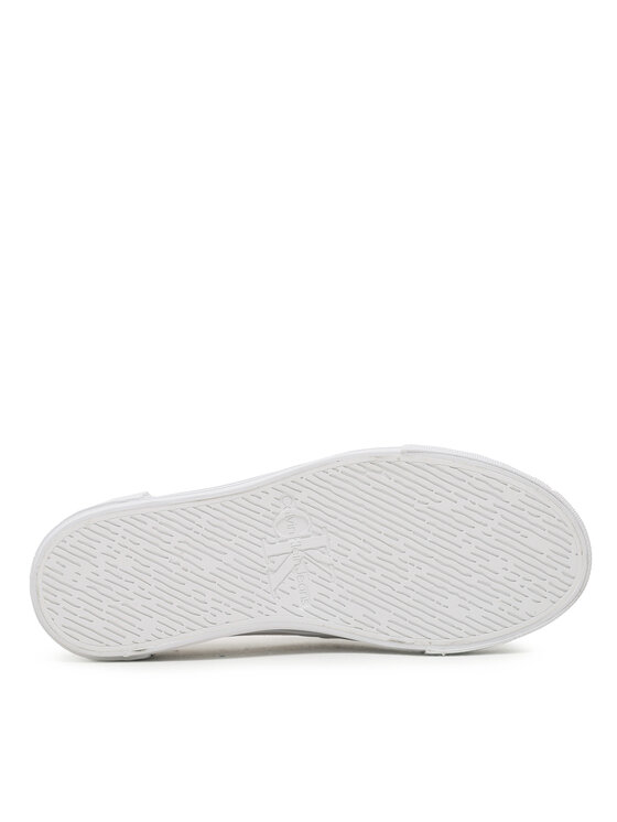 Calvin Klein Jeans Calvin Klein Jeans Tenisky Bold Vulc Flatf Slipon Wn YW0YW01040 Biela
