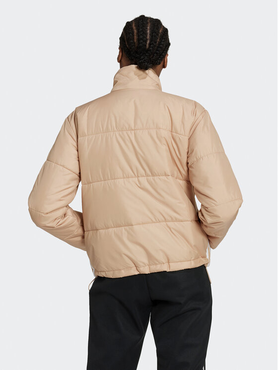 adidas adidas Prehodna jakna Short Puffer Jacket HM2614 Bež Loose Fit