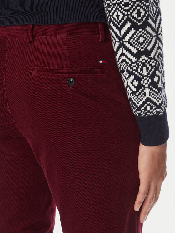 Tommy Hilfiger Tommy Hilfiger Pantaloni chino MW0MW44822 Bordeaux Regular Fit