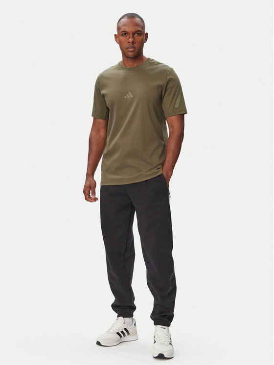 adidas adidas Tričko Z.N.E. KF3802 Kaki Regular Fit