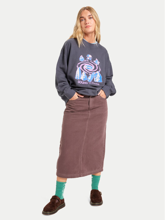 Quiksilver Quiksilver Світшот EQWFT03188 Сірий Oversize