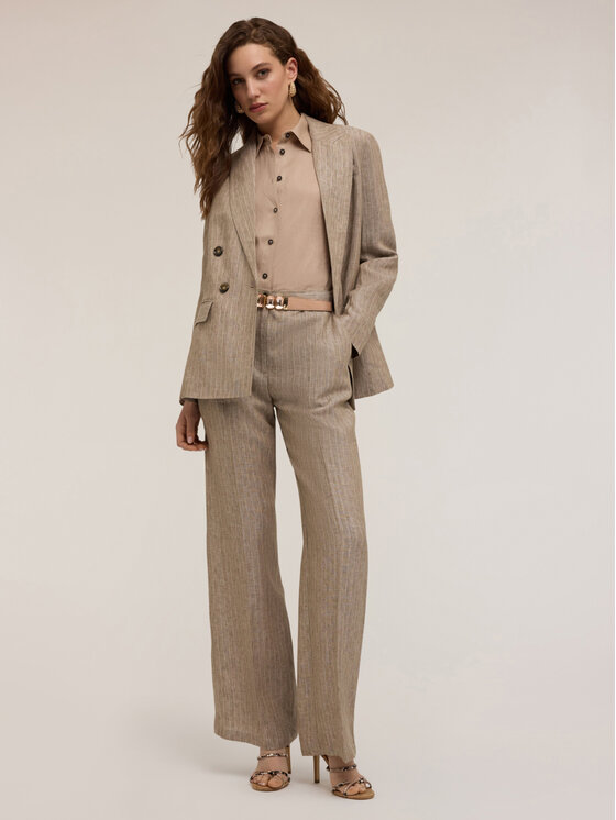 Motivi Motivi Giacca di transizione Q712Q000925N0R2 Crema Regular Fit