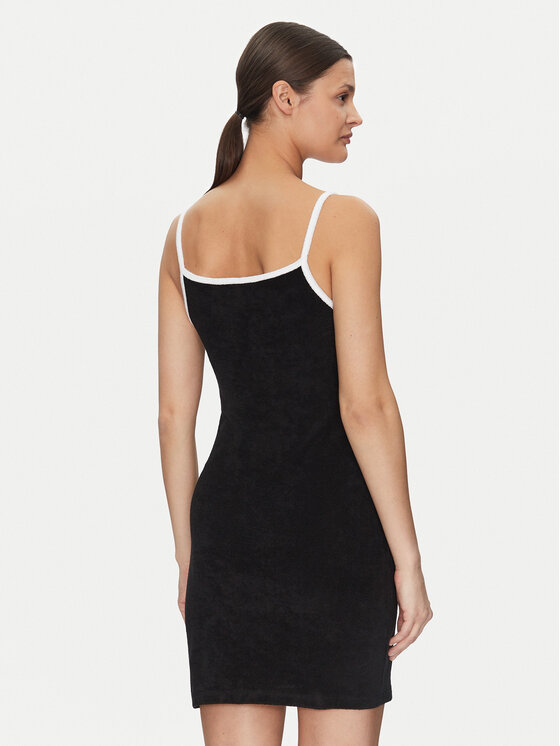 Guess Guess Rochie de zi E5GK15 KCQV1 Negru Bodycon Fit