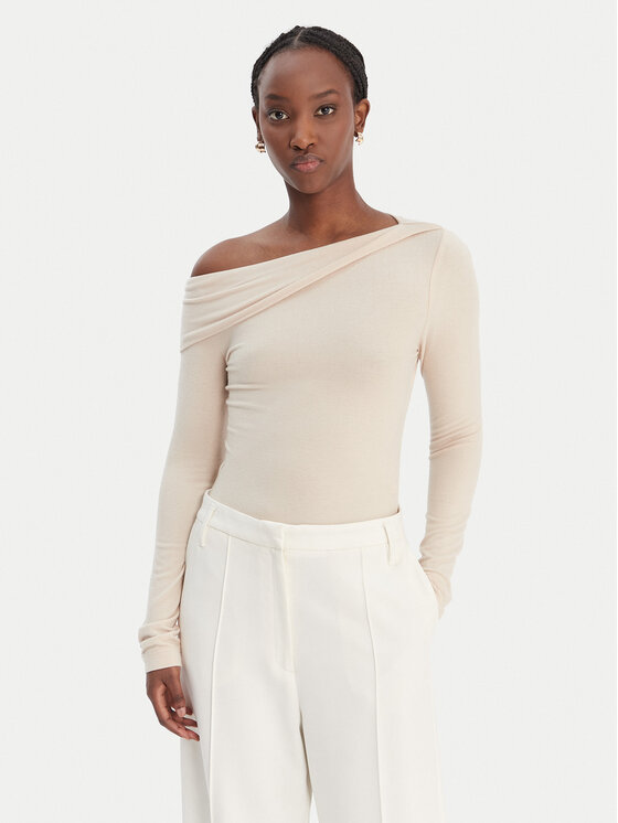 Guess Guess Blūze W6RP15 KD012 Bēšs Slim Fit