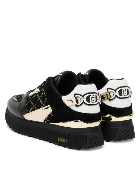 Liu Jo Liu Jo Sneakers Maxi Wonder 91 BF5005 PX681 Negru