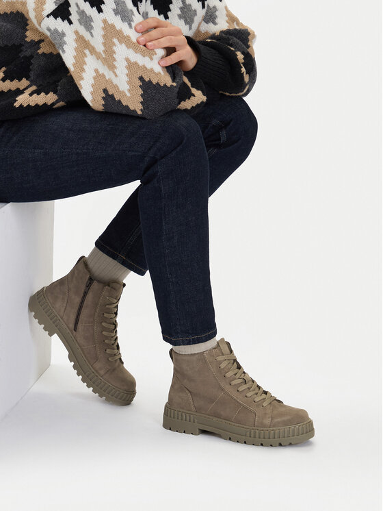 Lasocki Lasocki Schnürschuhe CEO-WI23-N-PUSZAN-02 Braun