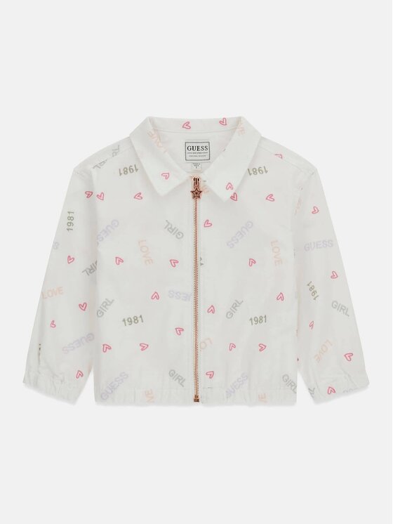 Guess Kids Guess Kids Bunda pro přechodné období 182598 Bílá Classic Fit