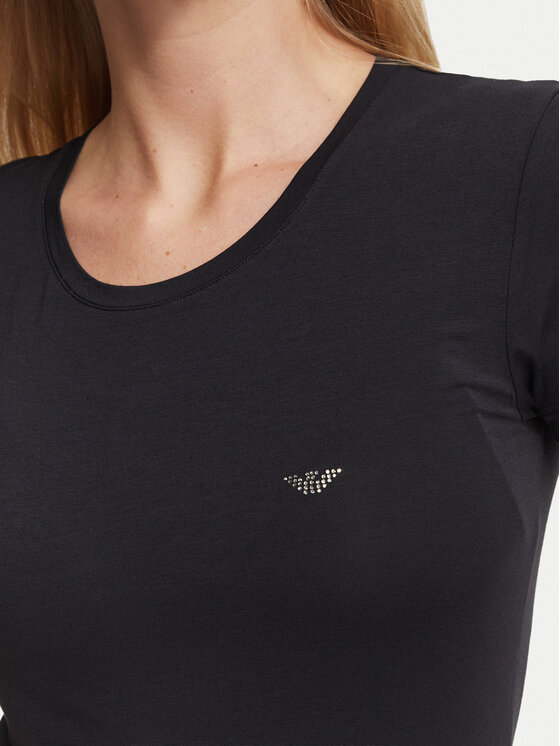 Emporio Armani Underwear Emporio Armani Underwear T-Shirt EW000408 AF25571 UC001 Czarny Regular Fit