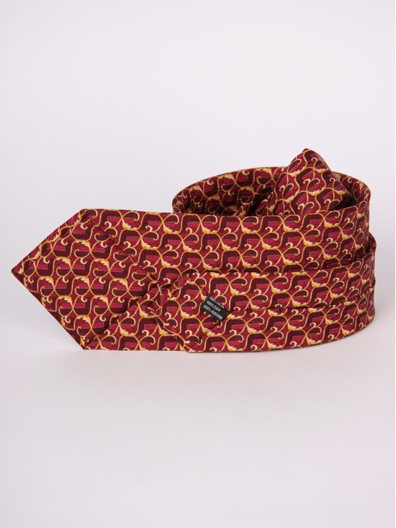 ELSNER ELSNER Cravatta JEDWAB PRINT ŻAKARD A1171 Bordeaux