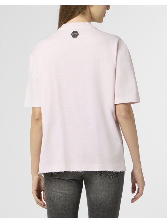 PHILIPP PLEIN PHILIPP PLEIN T-Shirt 30534 Różowy