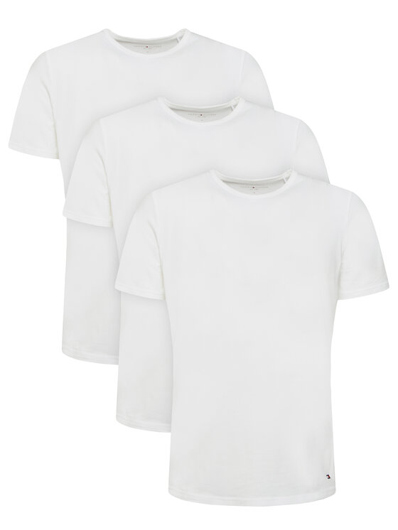 Tommy Hilfiger Set de tricouri﻿ UM0UM03929 Alb Slim Fit