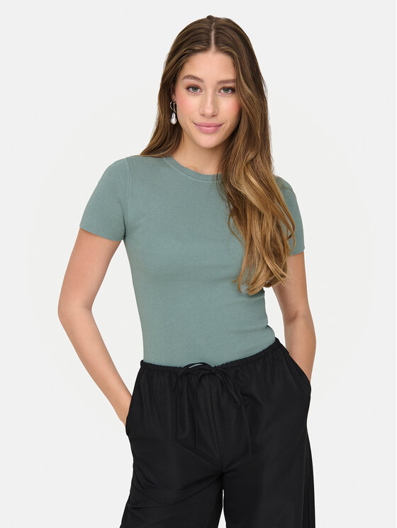 JDY JDY Marškinėliai Cirkeline 15307860 Mėlyna Slim Fit
