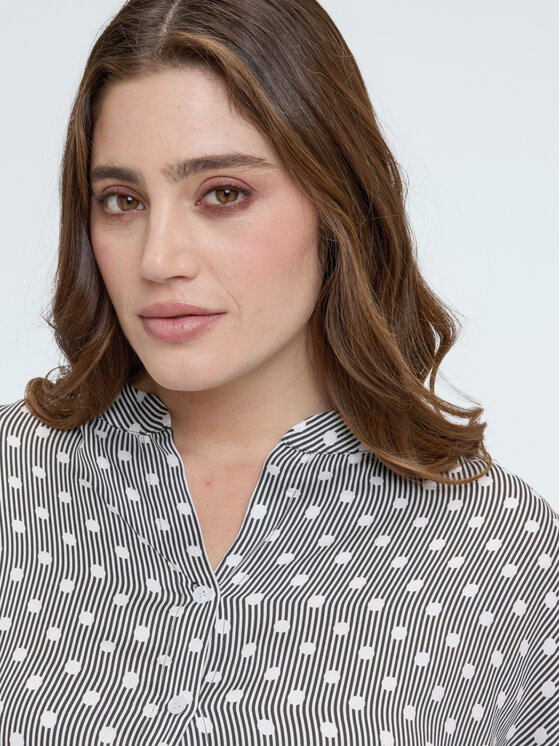 Fiorella Rubino Fiorella Rubino Koszula 5024T001538N0S1 Szary Regular Fit