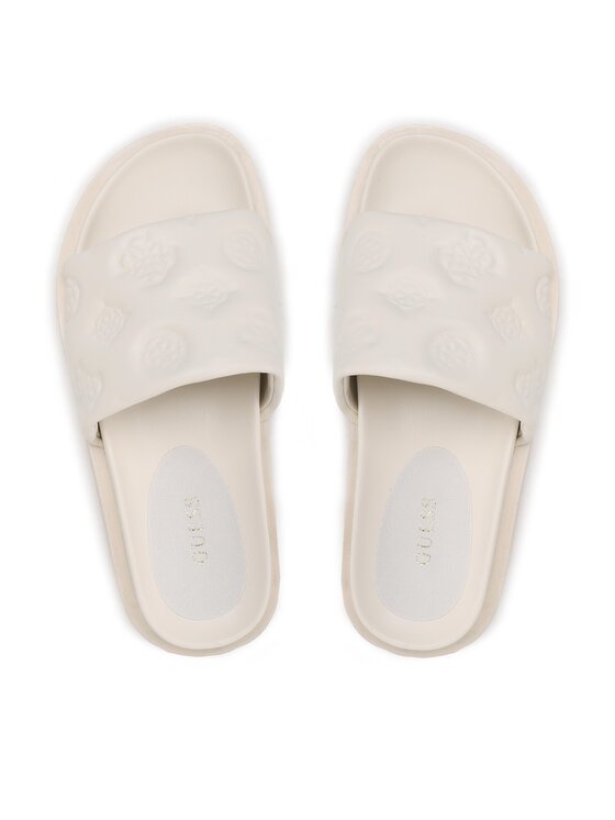 Guess Guess Šlepetės Fabetza FL6BZT ELE19 Balta