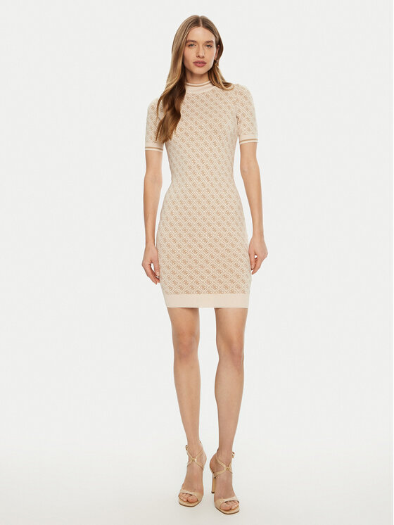 Guess Guess Kootud kleit W3YK39 Z37K0 Beež Regular Fit