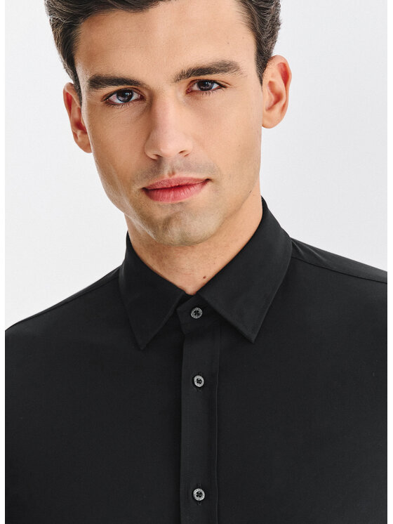Pako Lorente Pako Lorente Koszula P25WF-1X-011 Czarny Slim Fit