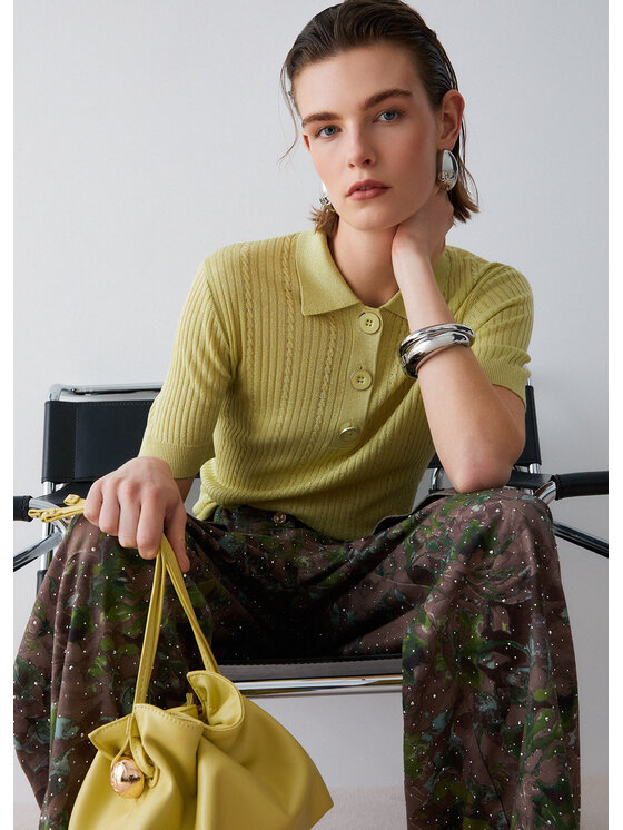 Liu Jo Liu Jo Maglione WA6285MS46JA4202 Giallo Regular Fit