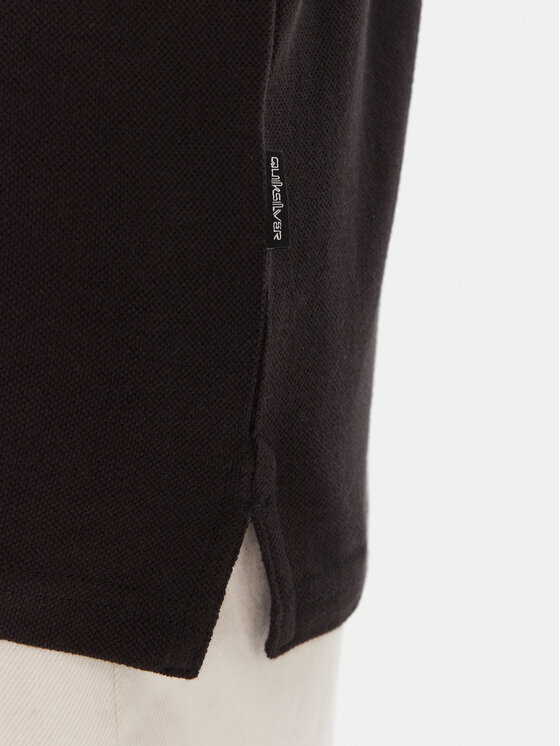 Quiksilver Quiksilver Polokošeľa Pique EQYKT04392 Čierna Regular Fit