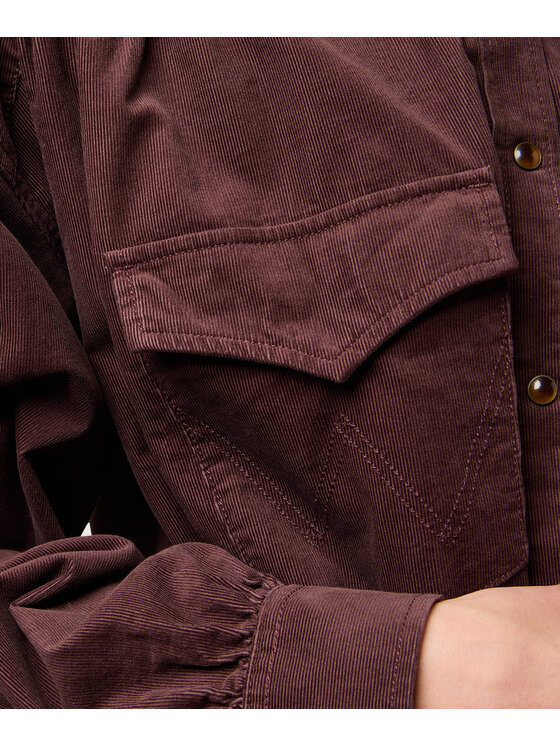 Wrangler Wrangler Koszula 112370790 Brązowy Relaxed Fit