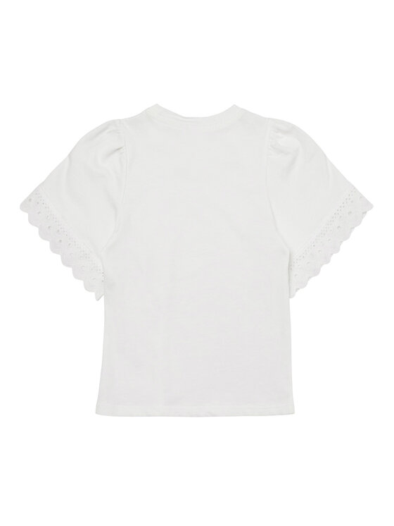 Vero Moda Girl Vero Moda Girl Tričko 10279810 Biela Regular Fit