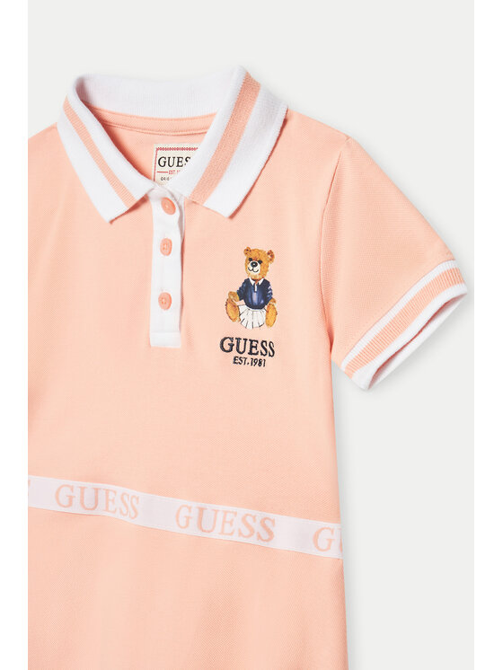 Guess Guess Rochie de zi K5RK12 K7O64 Portocaliu Regular Fit