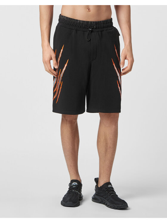 Plein Sport Plein Sport Pantaloncini 5515 Nero Jogger Fit
