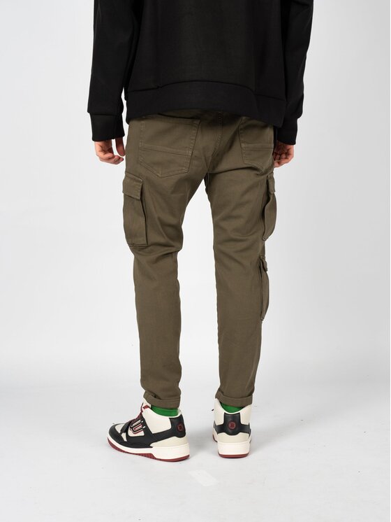 Xagon Xagon Spodnie materiałowe A23032CR9002 Zielony Slim Fit