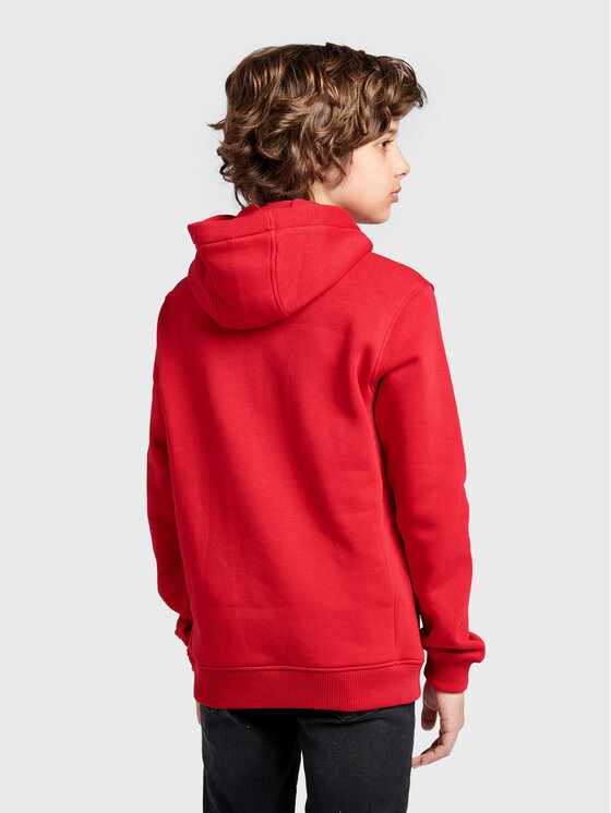 Lee Lee Felpa LEE0008 Rosso Regular Fit