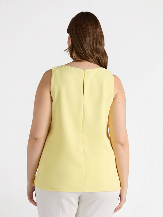 Fiorella Rubino Fiorella Rubino Top D250T000255N018 Giallo Regular Fit