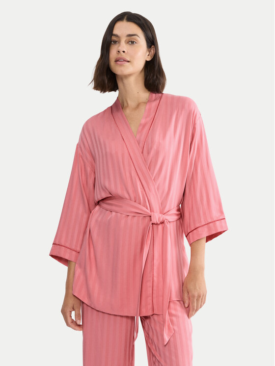 Triumph Triumph Kopalni plašč Amourette Jacquard 10227267 Roza Relaxed Fit