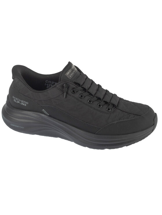 Skechers Skechers Tenisice Slip-Ins: Contour Foam - Cozy Fit 232619/BBK Crna