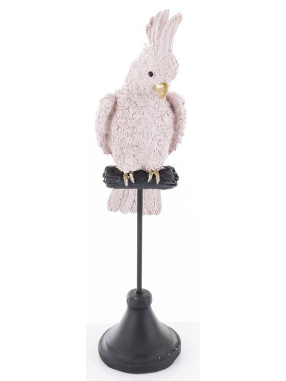 MIAhome MIAhome Figurka papuga 33x8x8 cm PAPPAGALLO różowa Różowy