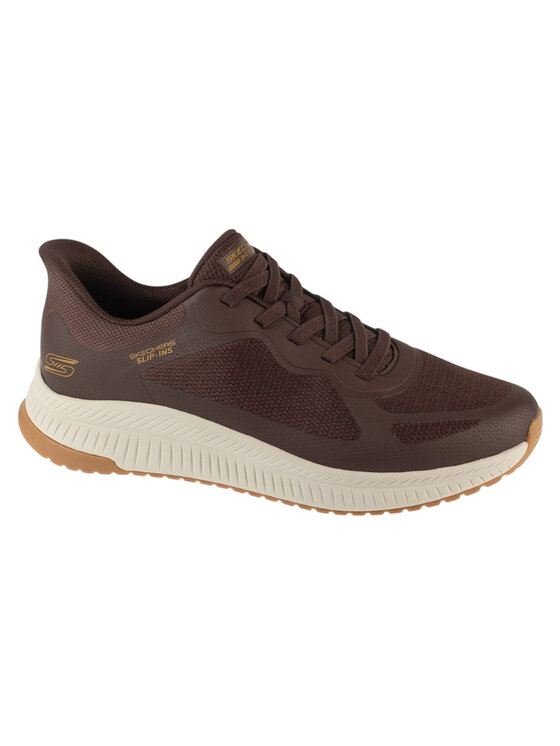Skechers Skechers Sneakersy Slip-ins Bobs Sport Squad Chaos 4 Brązowy