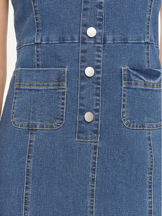 Vero Moda Vero Moda Jeans haljina Saila 10310393 Plava Regular Fit