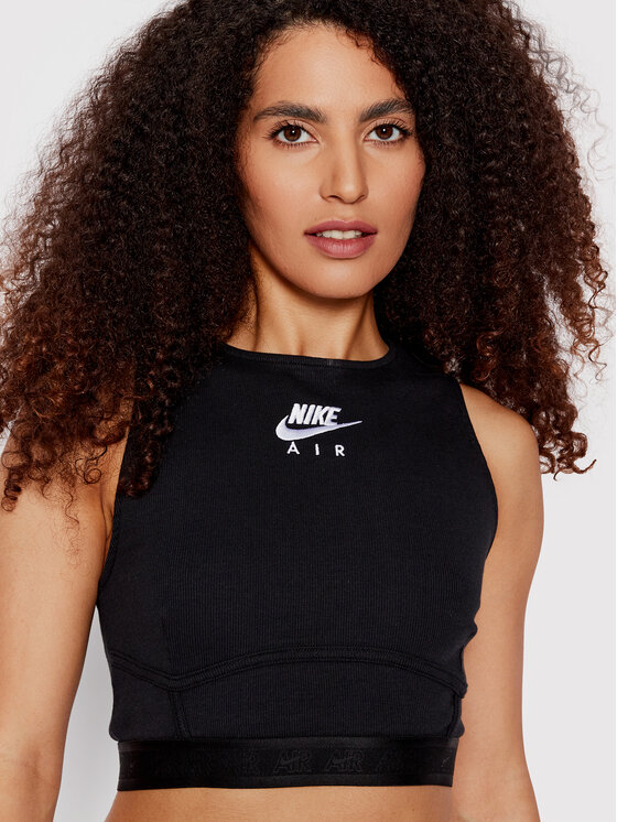 Nike Nike Top Air DM6069 Czarny Slim Fit