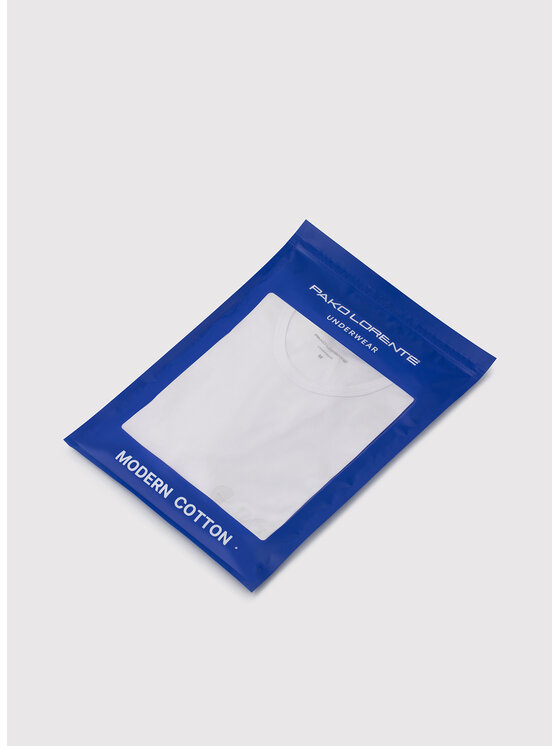 Pako Lorente Pako Lorente Komplet 2 t-shirtów U000B-TT-001 Biały Slim Fit