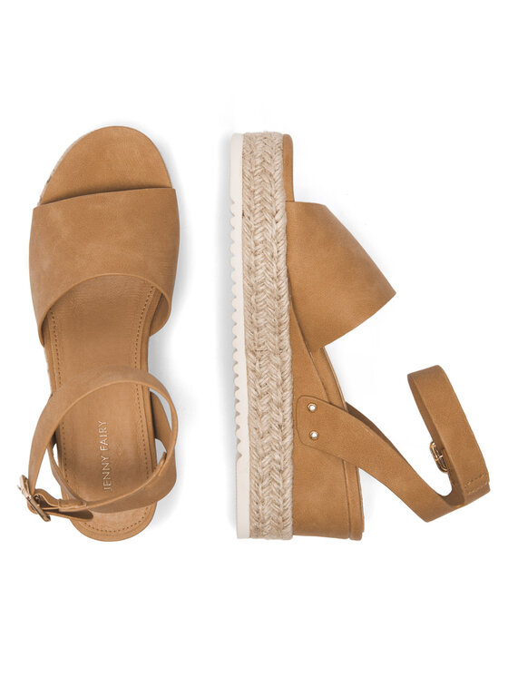 Jenny Fairy Jenny Fairy Espadrilky WS109-07 Hnedá